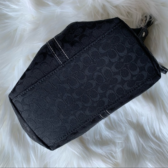 Authentic Coach Black Canvas Handbag - Picture 3 of 5